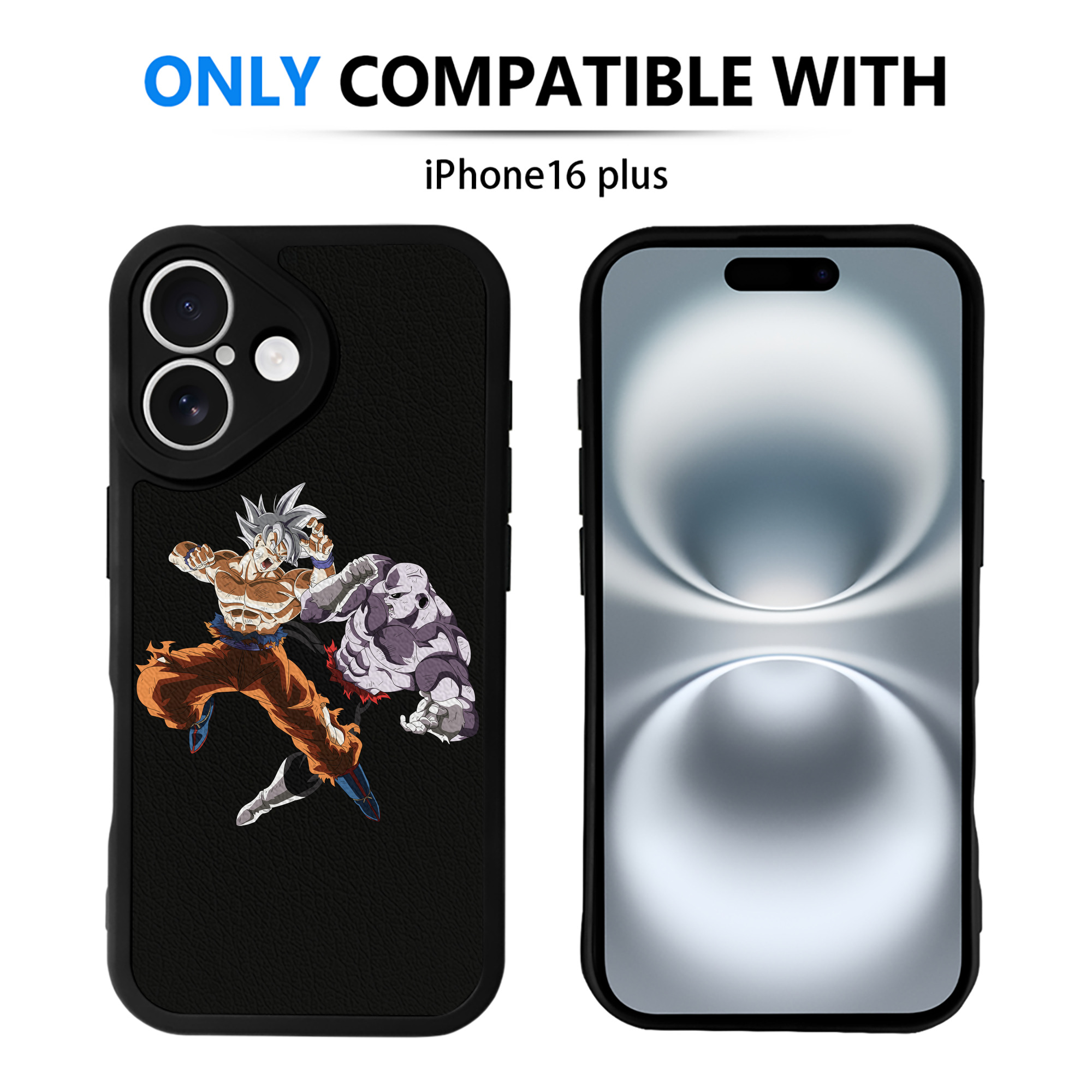 （画像用） ドラゴンボール 孫悟空（そん ごくう）Son Goku カカロット DRAGON BALL Kakarotto 【iPhone 16シリーズ対応】シリコンスマホケース（レザー調） 材質：シリコン